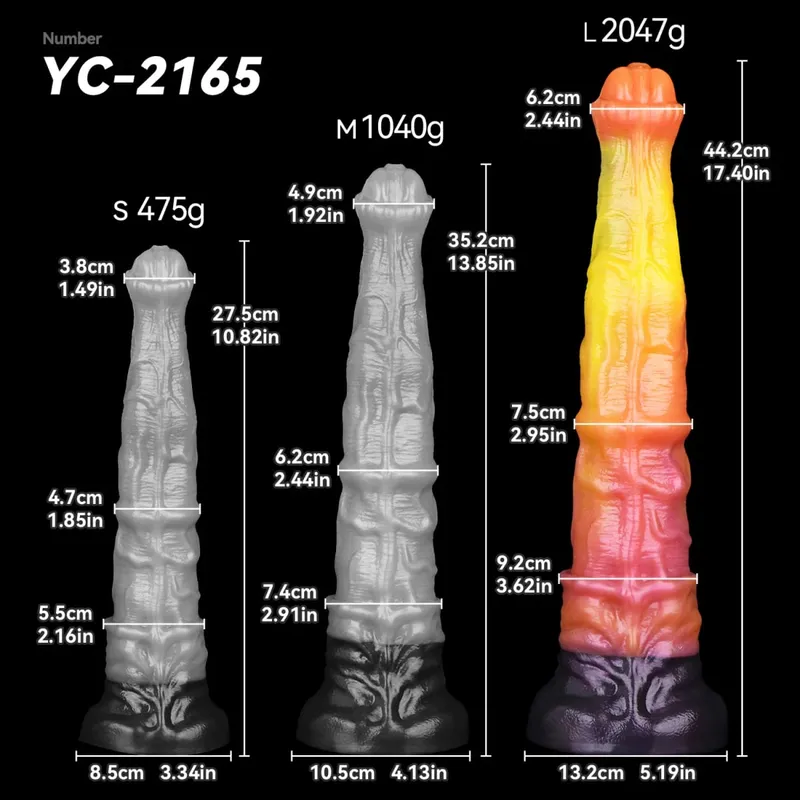 3 size S M L Colorful Large Long Silicone Fantasy Horse Dildo With Suction Cup Anal Dildo Penis Sex Toys for Women Men