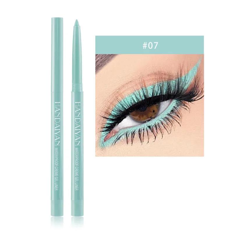 20 Colors Matte Eyeliner Waterproof Long Lasting Gel Liner Easy To Use Rotatable Eyeliner Colorful Eye Liner Eyes Makeup Tools