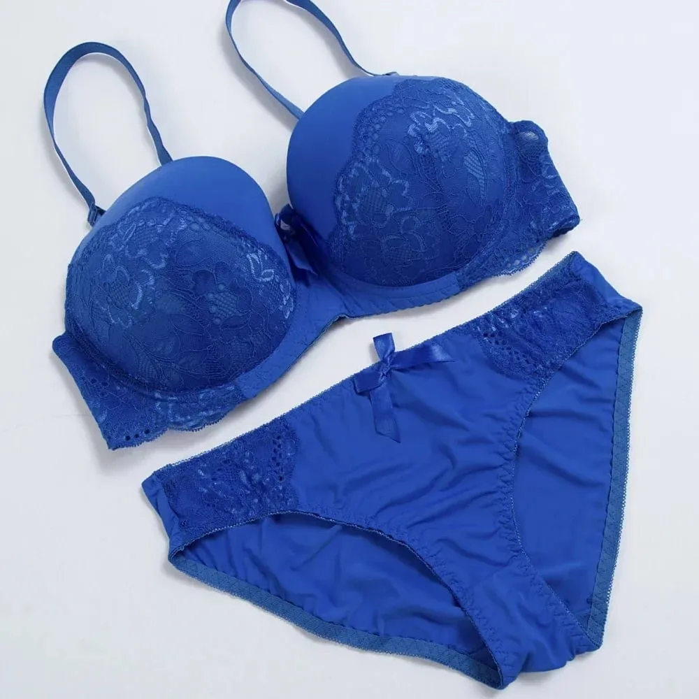 MOM Lady dentelle Push Up soutiens-gorge ensembles 32/70 34/75 36/80 38/85 40/90 42/95 C D E F G tasse culotte de sous-vêtements femmes Sexy Lingerie soutien-gorge B04