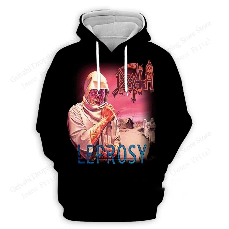 Death Band Album 2027 3d Print Hoodie Men Women Fashion Rock Hoodie Sweatshirt Outwear Coat Men Hoodie Winter Clothes Sportwear