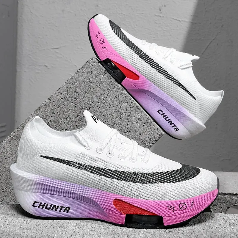 Air Cushion Running Shoes Marathon Speciality Men Sports Breathable Lightweight Women's Comfortable Athletic Nonskid Sneakers