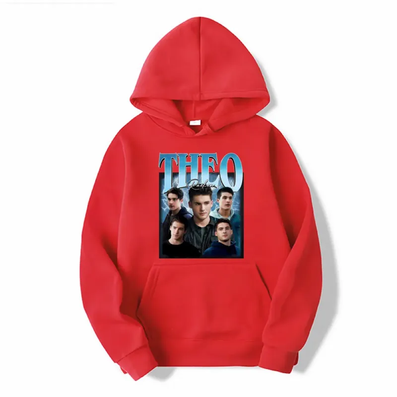 Theo Raeken Vintage 90s Teen Wolf Fan Print Sweatshirts Men Women Harajuku Vintage Pullover Long Sleeve Casual Oversized Hoodies