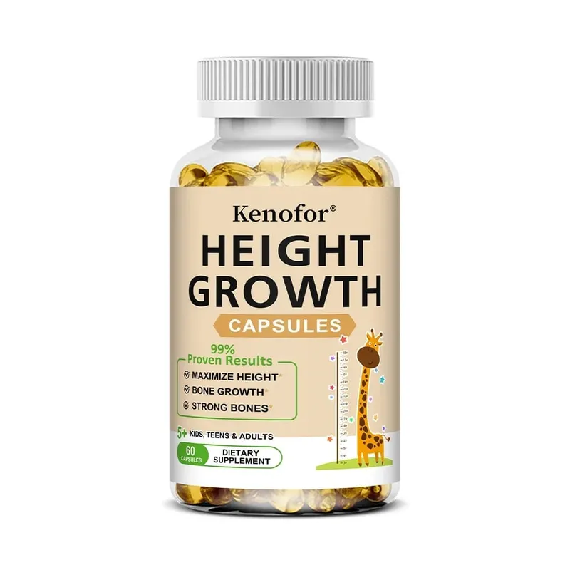 Height Growth Supplements - Supports Bone and Joint Health Natural Height Growth Promotes Absorption and Boosts Immunity
