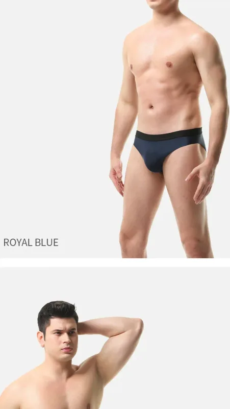 3PC Ice silk texture briefs, sobrang lamig sa balat sa tag-araw, tamasahin ang silky touch