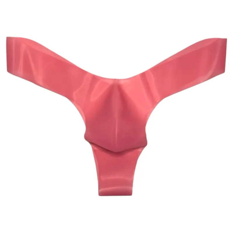 Transparent Latex Thongs For Men Briefs For Men Erotic Underpants Latex Underwear G-Strings Underwear Sexy Lingerie