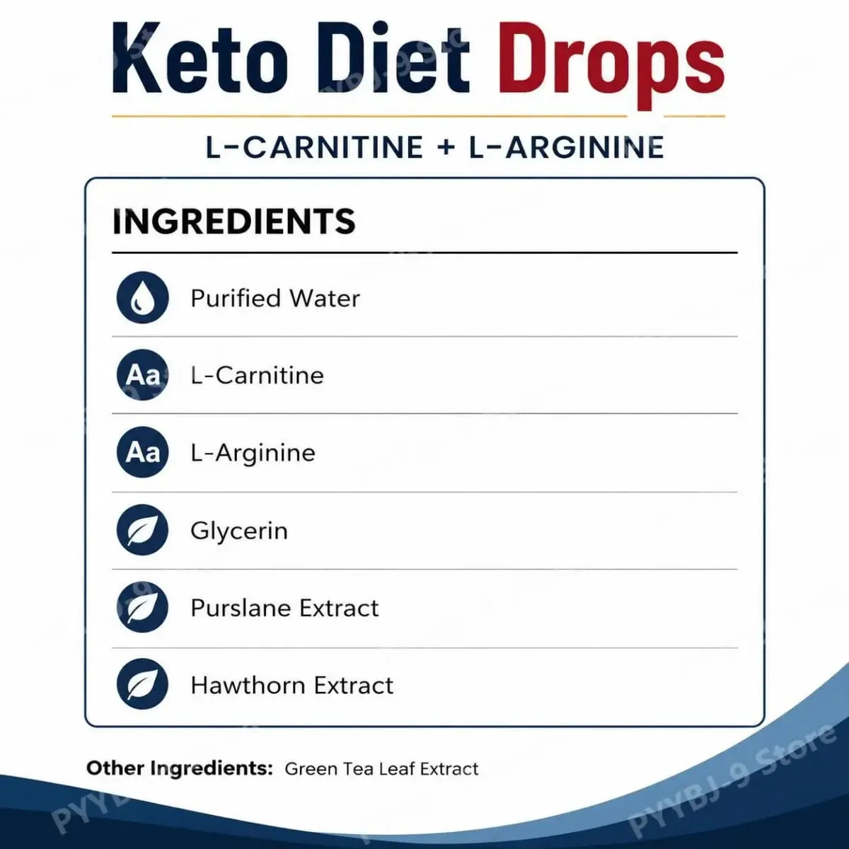 Googeer Keto Diet Drops New Formula with L-Carnitine Tartrate and L-Arginine HCl Plus Green Tea Leaf Extract 2 Fl Oz (60 ML)