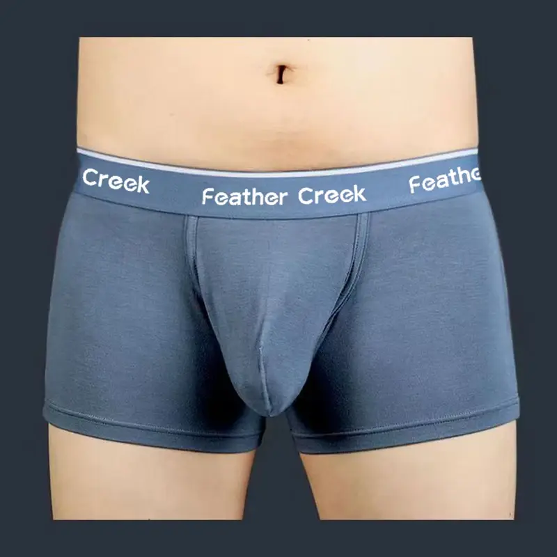 Panlalaking Pang-araw-araw na Malaking Supot na Kasuotang Panloob U Convex Bulge Enhancing Durable Seamless Cotton Briefs Breathable Low Rise Boxer Shorts Fit