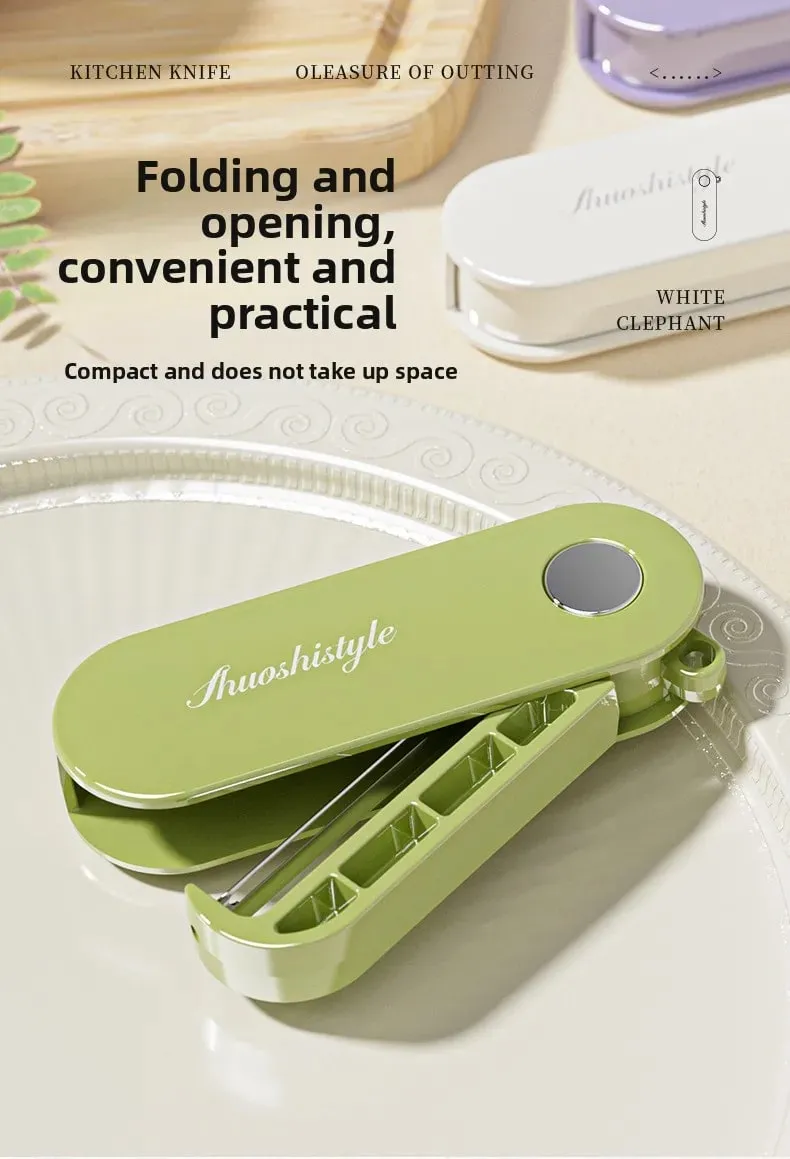 Folding storage kitchen household peeler outdoor portable stainless steel fruit planer peeler