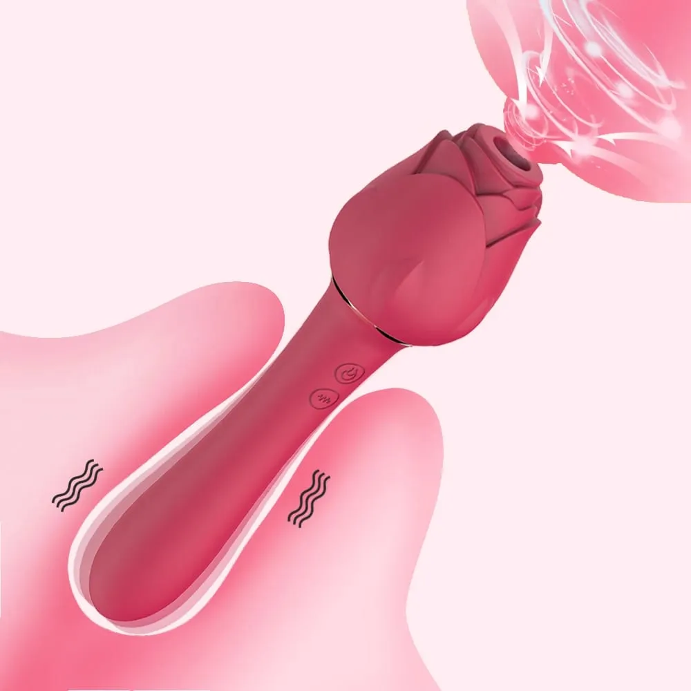 Rose-Sucking Toys Vibrator für Frauen Nippel Klitoris Vakuum Clit Sucker Stimulator Female Sex Toys Waren Vibratoren für Erwachsene