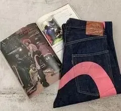 Jaren '90 Retro Y2K Nieuwe Hip Hop Rechte Jeans Straat Bestverkopende Gepersonaliseerde Bedrukking High Street Heren Casual Losse Jeans Paar
