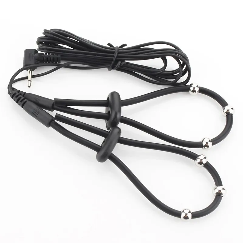 Taser Electric Shocker Ring Men Masturbate Stimulate Penis Erection Sex Toy on Gay E-stim Massage Bondage Penis Scrotum Cockring