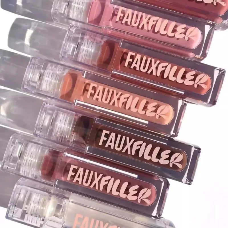 Vandtæt mat læbeliner blyant Rød konturfarvet læbestift Langtidsholdbar non-stick kop Fugtgivende læber Makeup 8 farver fløjl