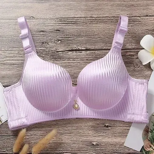 Women's Push Up Bra Set 8CM Super Thick Padded Lingerie with Adjustable Straps Comfortable Supportive