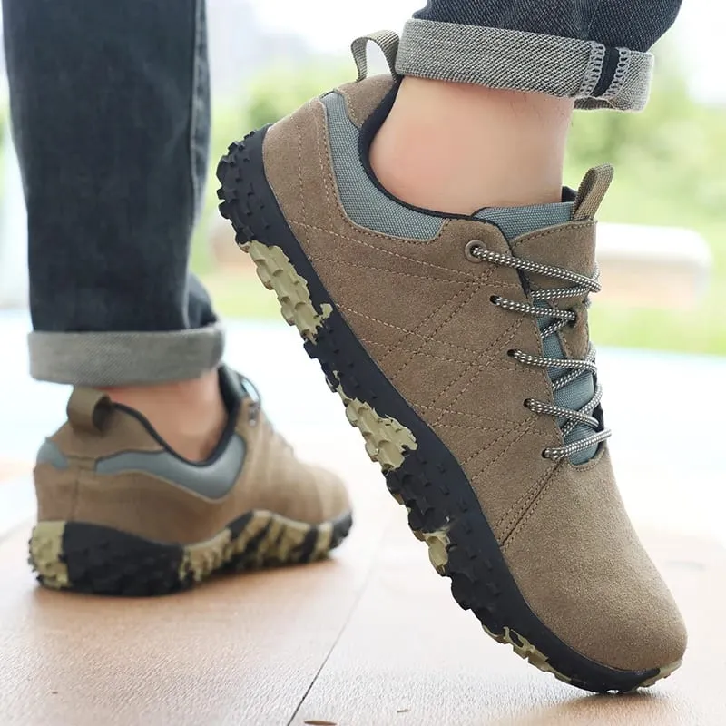 High Quality Leather Sports Shoe Wide Footed Men's Sports Classic Flat Shoes Outdoor Anti Slip Men's Skateboarding Shoes 2026