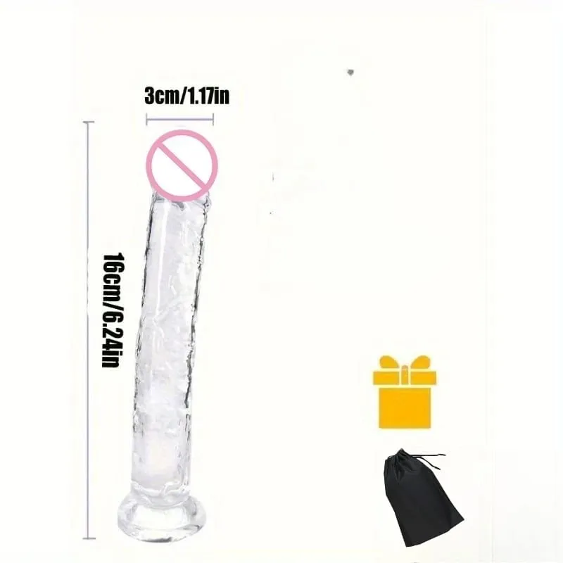 Women Realistic Anal Butt Plug Transparent Dildo Suction Cup Big Dick Soft Masturbators G Spot Big Penis Adult Sex Product 18+