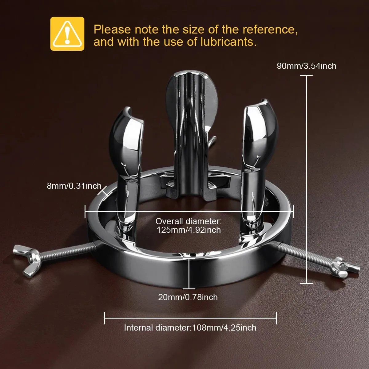 Metal Huge Dilatador Anal Plug Expander Vaginal Dilator Anus Speculum Hollow Butt Plugs Adult Toys Sex Tool For Women Men