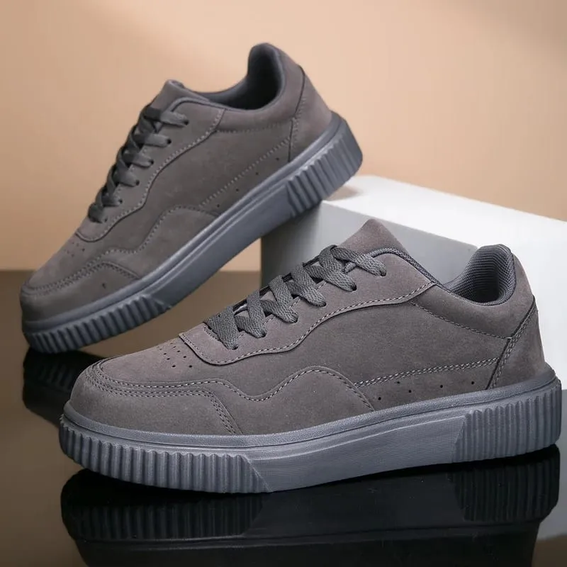 Unisex Sneakers Casual Board Shoes Men Chunky Platform Footwear Women Classic Lace Up Skate Shoes Lightweight Trendy Sneakers