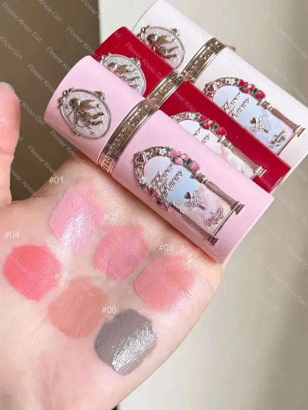 FlowerKnows-Juego de maquillaje todo en uno, paleta facial profesional completa, rubor, espejo de escritorio, sombra de ojos, contorno, crema de labios — image 7