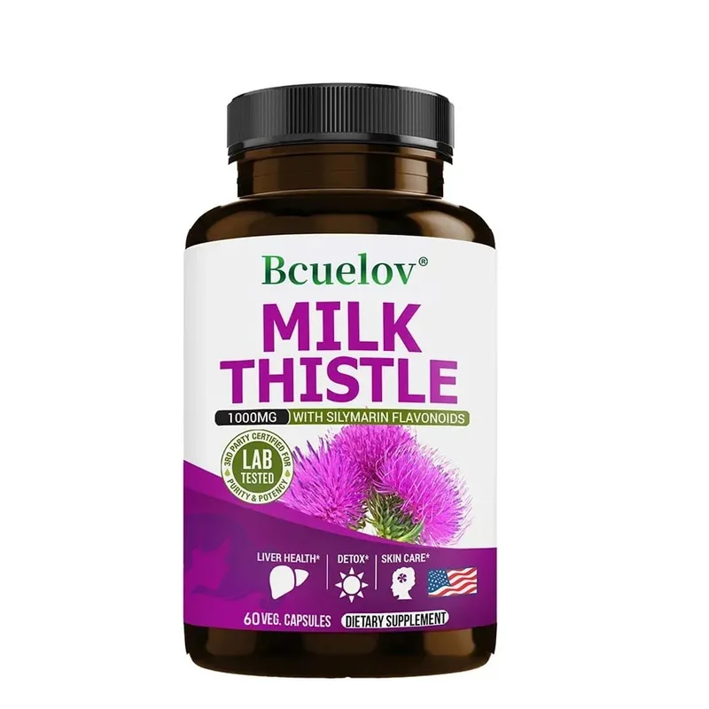 Milk Thistle Capsules Liver Health Support Gut & Immune Health Skin Beauty Liver Function