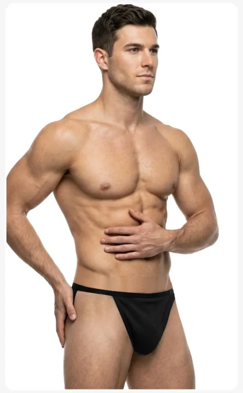3PCS Men's Japanese Style Fundoshi Cotton Underwear, Breathable Comfort Sports Thong for Men, No Pouch, Sexy Loincloth Private