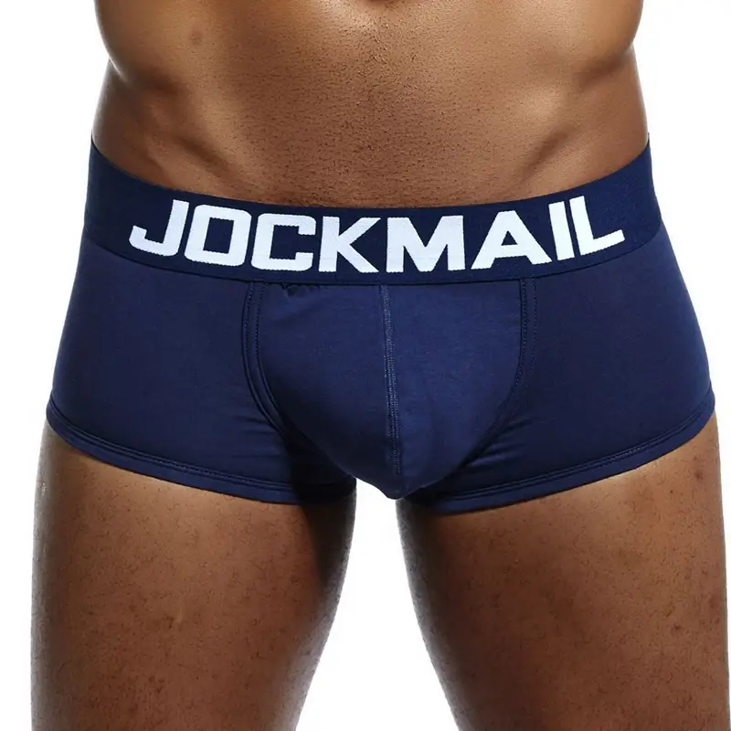 Male Panties Breathable Boxers Cotton Sexy Men Underwear U convex pouch Gay Underpants Printed 17 models boxershorts
