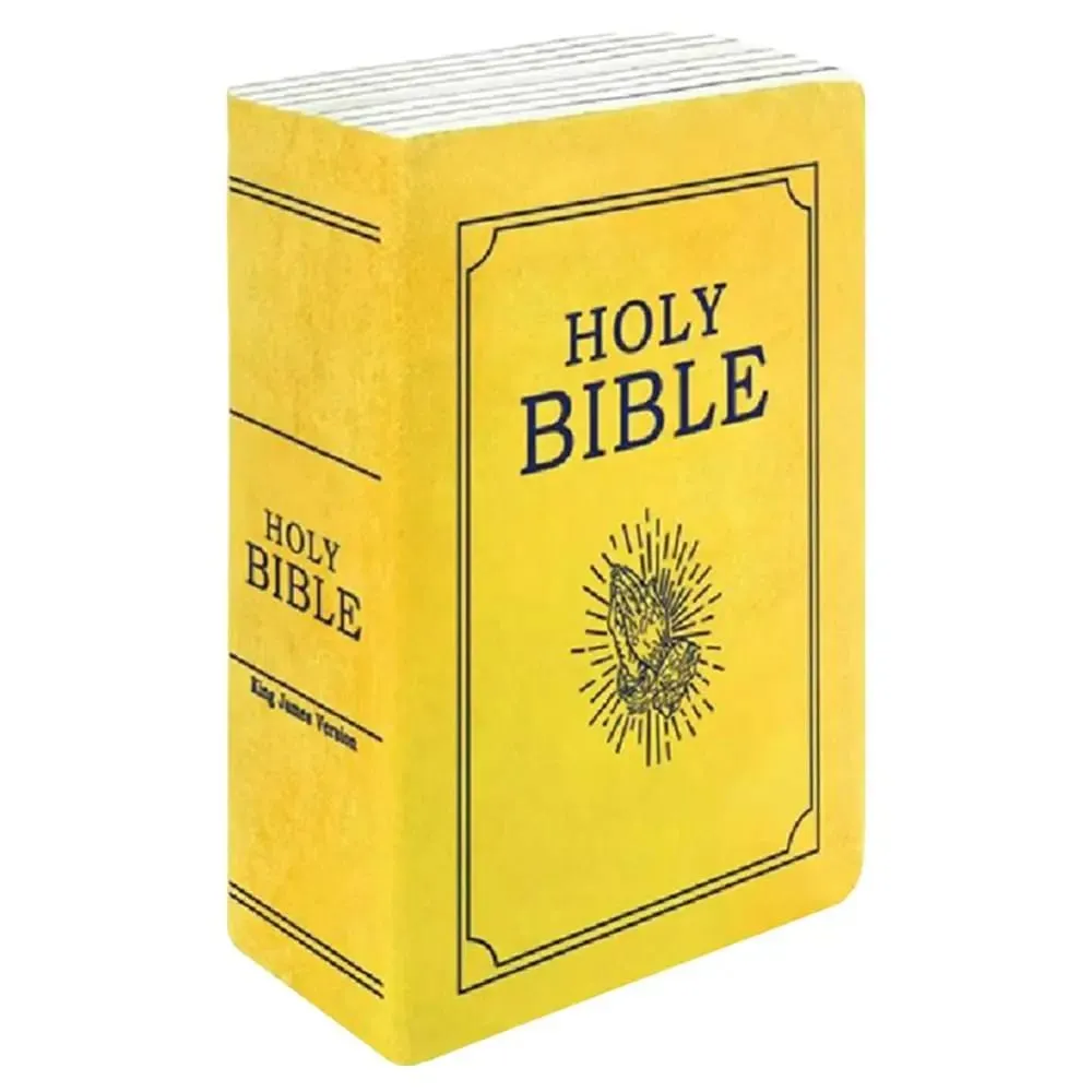Living Room Realistic Looking Bible Pillow Sofa Cushion Bible Throw Pillow 33*22cm Cutest Bible Cushion Christmas Present