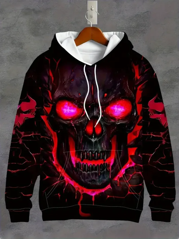 New 3DPrint Animal Graphic Hoodies For Man Sweatshirt Hrajuku Street Fall Casual Long Sleeves Y2k Men Clothing Menswear Clothing