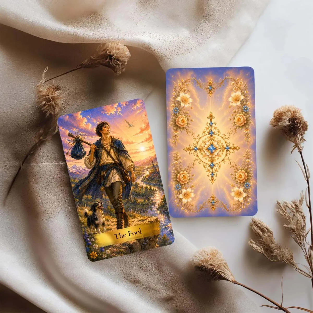 78 Starry Realms Tarot Cards 13x8 Cm Includes Paper Manual Journey to Imagination and Inner Wisdom Card Game Set