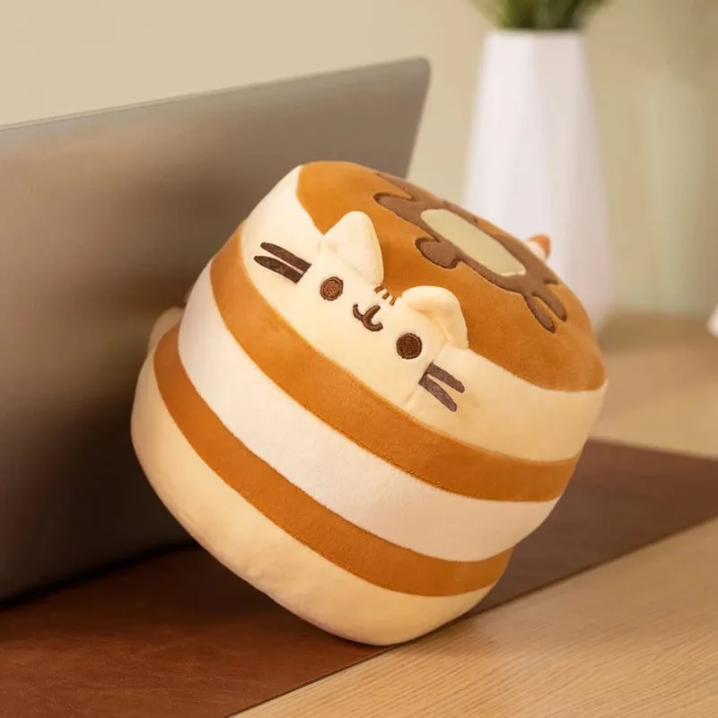 15CM Cute Cake Cat Plush Toy Kawaii Soft Stuffed Animal Pillow Anime Character Plushie Doll Para sa mga Bata Kaarawan Regalo Dekorasyon sa Bahay — image 9