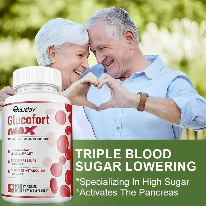 Supplément entièrement naturel de soutien à la glycémie, équilibre la glycémie, la pression artérielle, le métabolisme du glucose, sans OGM, sans Gluten