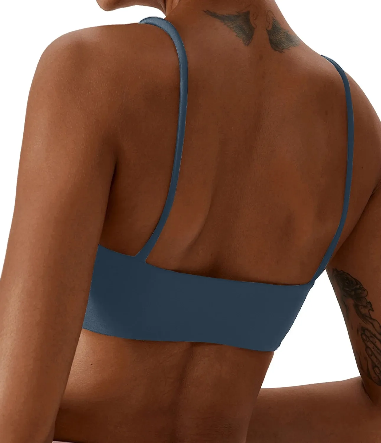 Super soft fabric back sports bra high-quality yoga clothes for women fitness running bra sexy knitted suspender