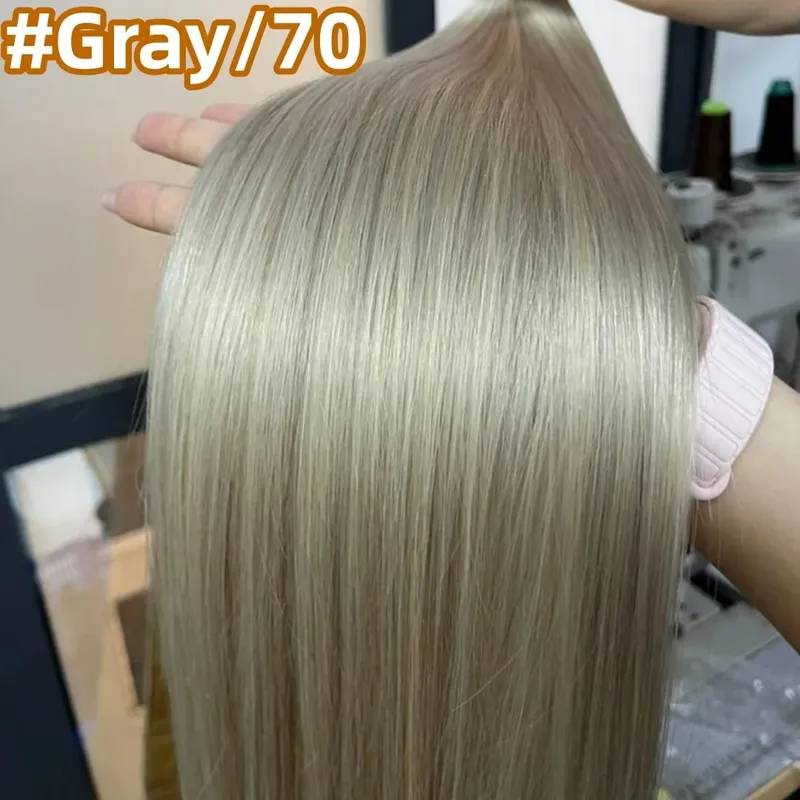 Bulk hår 100 % äkta människohår maskintillverkat Virgin Remy rakt hår Bulk 18-30 tum 100 g Naturligt blont hårförlängning utan inslag