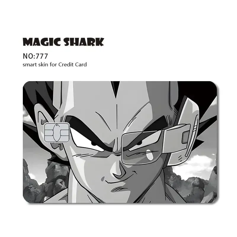 2026 Bagong Goku Frieza Anime Waterproof Skin Cover Skin Sticker para sa Credit Bank Debit Card na Walang Kupas