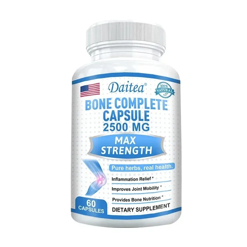 Collagen Bone Capsules Calcium Magnesium & Vitamins Supports Bone Density Calcium Absorption Cartilage & Joint Health