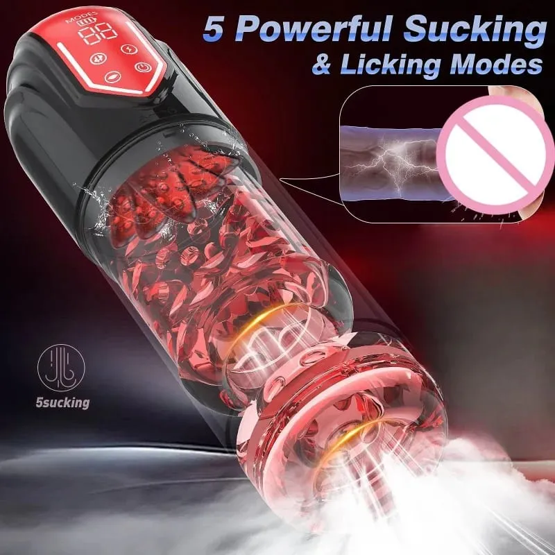 Automatic Male Rotate Mastubator Sucking Blowjob Machine Masturbation Cup Sex Toys Adult Goods for Men Masturbate Supplies