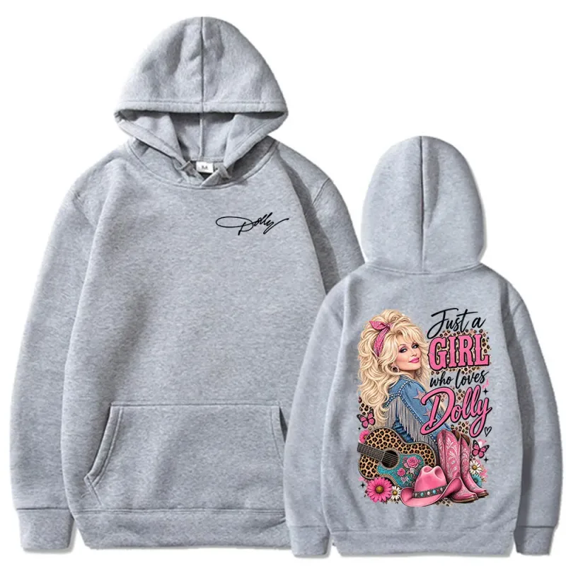 Dolly Parton Country Music Hoodies Men Women Clothing Fashion Harajuku Pullovers Casual Long Sleeve Oversized Hooded Sweatshirts