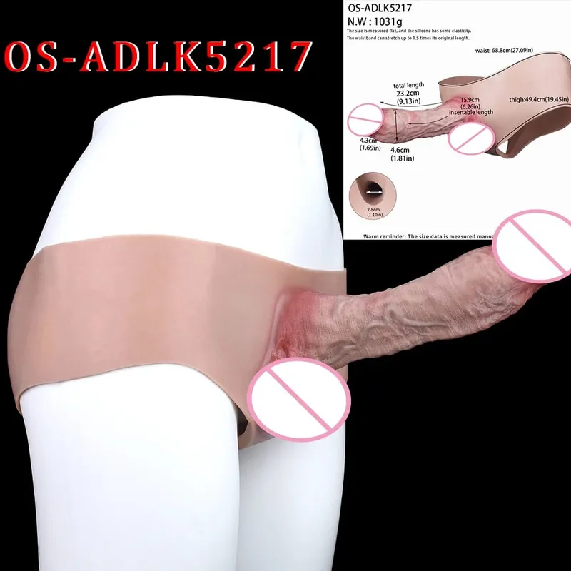 Cao Cấp Thực Tế Dương Vật Tay насадка на член Dây Đeo Rỗng Dương Vật Giả Quần Lót Silicone Dick Mở Rộng Đồ Chơi Tình Dục Cho Nam