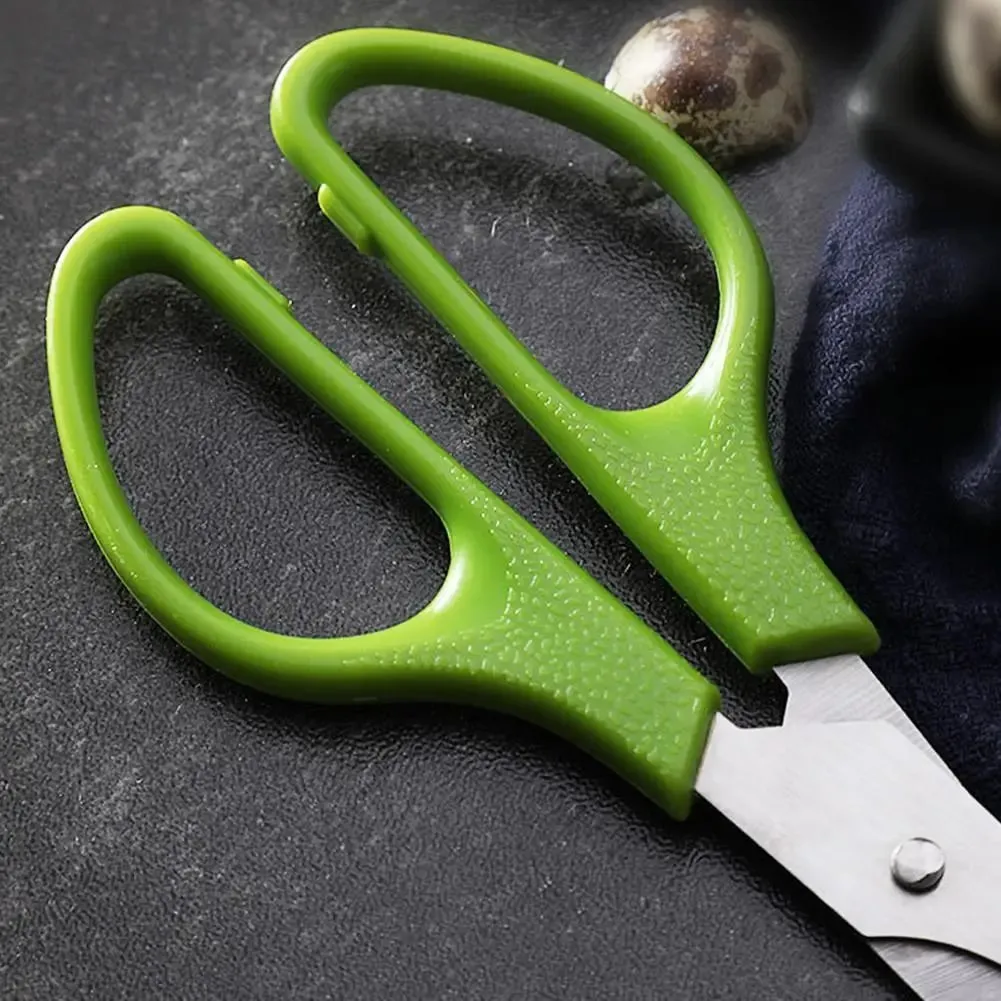 1-20PCS Stainless Steel Quail Egg Scissors Egg Shell Cutter Opener - High Quality Steel Blades Brand New Durable Egg Slicer Tool
