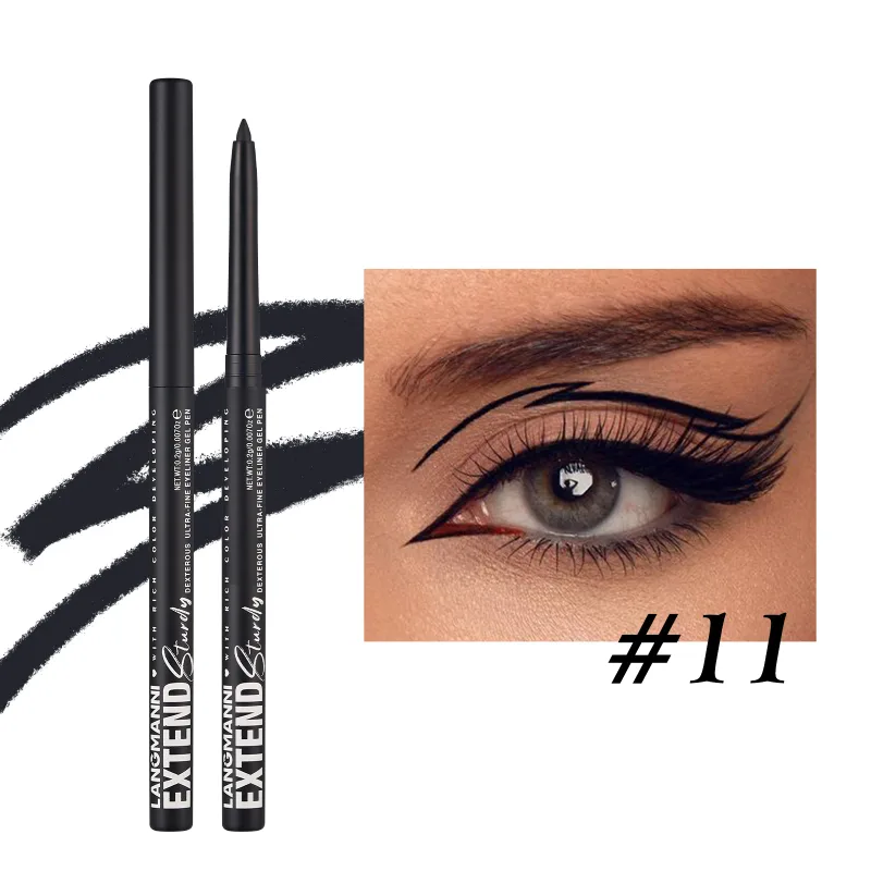 Waterproof and Sweat Resistant Eyeliner Pen Durable Easy to Color Fast Drying and Smooth Texture Creates Perfect Eye Makeup