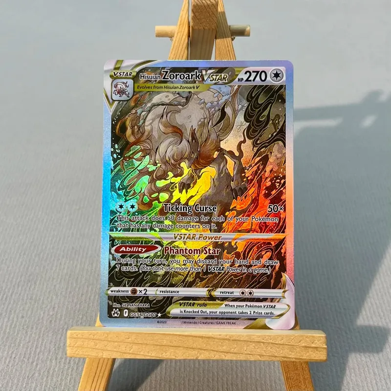 CRZ SVP PTCG5-002 Tcg proxy PKM Cards Arceus VSTAR Greninja ex Rare Collection Battle Toys Gifts for Hobbies home play