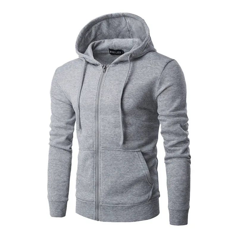 spring autumn Men Sweatshirts Long Sleeve Hoodie Zipper cardigan Male/woman Hoodies Sweatshirt Slim Fit Hoodie Male Clothing