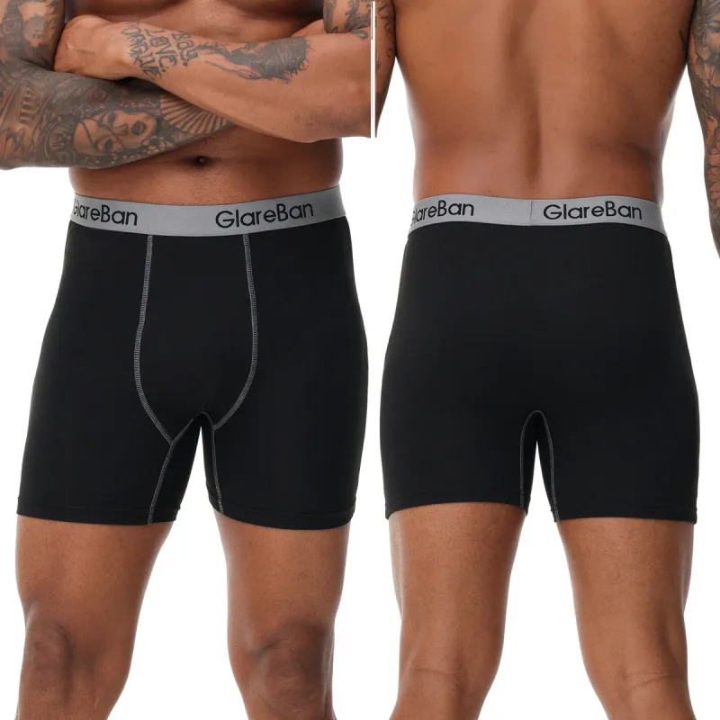 4pcs Set Mid-Long Boxer Shorts Men's Underwear Male Underpants for Men Homme Boxershorts Slips Soft Panties Brand Sexy