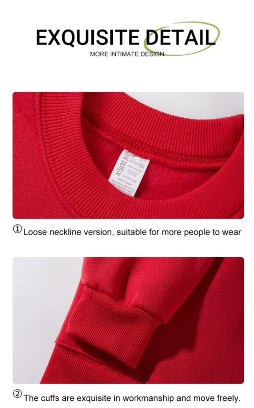 Powerhouse Gym Letter Printing Men Sweatshirts Winter Fleece Warm Hoodie Korean Loose Crewneck Pullovers Hip Hop Male Clothes