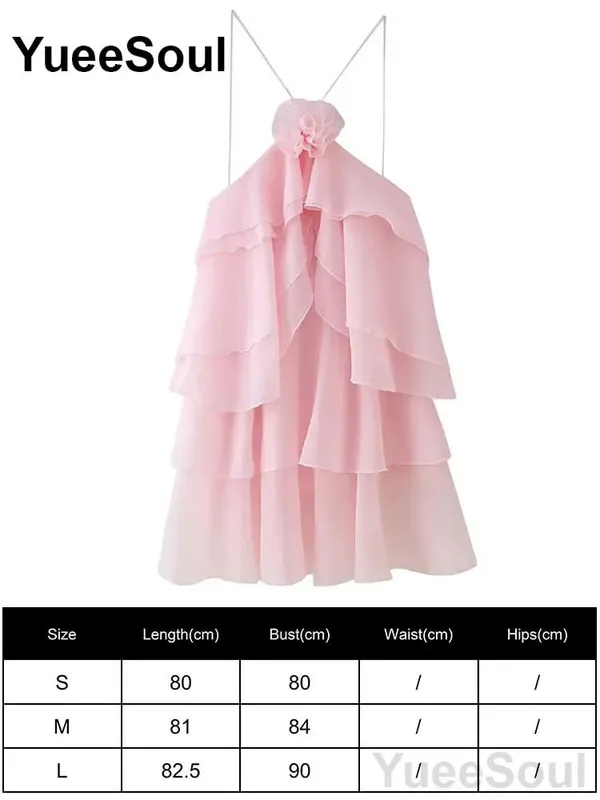 Pink Women's Dress Elegant Evening Birthday Party Female Dresses 2026 Summer New Sweet Cute Y2K Casual High Street Lolita Dress