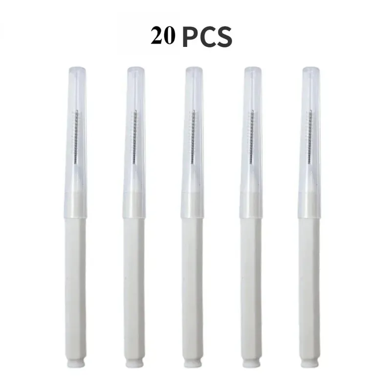 20/50PS Portable Mini Eyebrow Brushes Disposable Eyelash Brow Lifting Brush Applicators Lash Extension Comb Beauty Makeup Tools