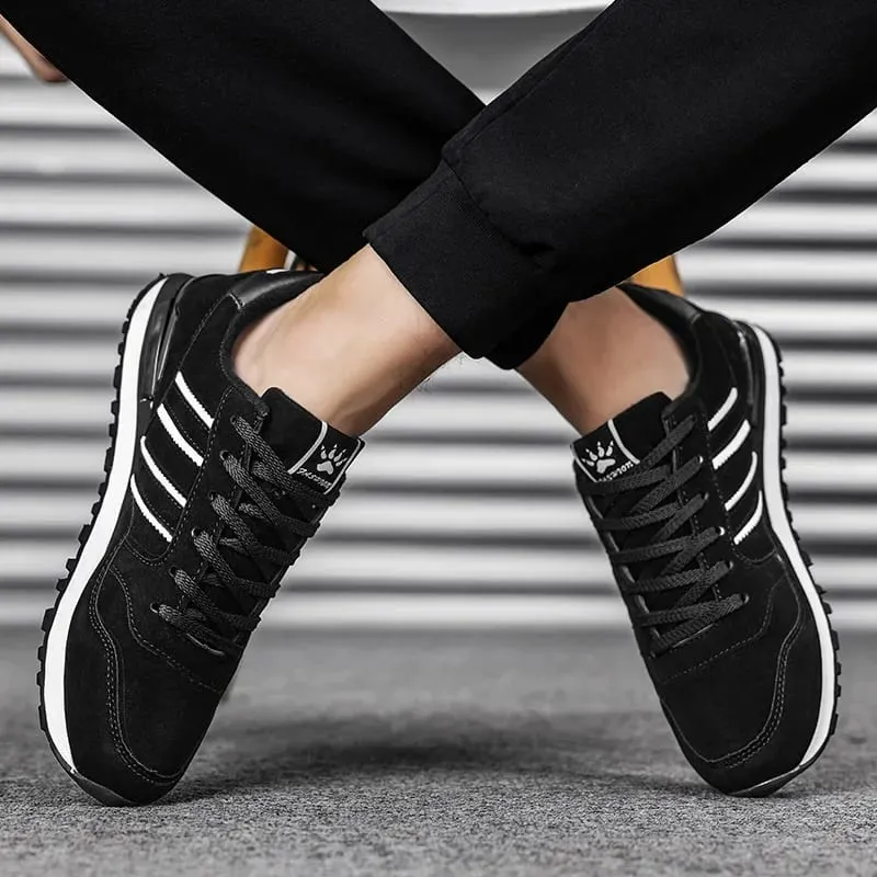 2025 New High Quality Men's Sneakers Leather Casual Shoes Autumn Breathable Men Shoes Male Flat Shoe Men's Casual Shoes