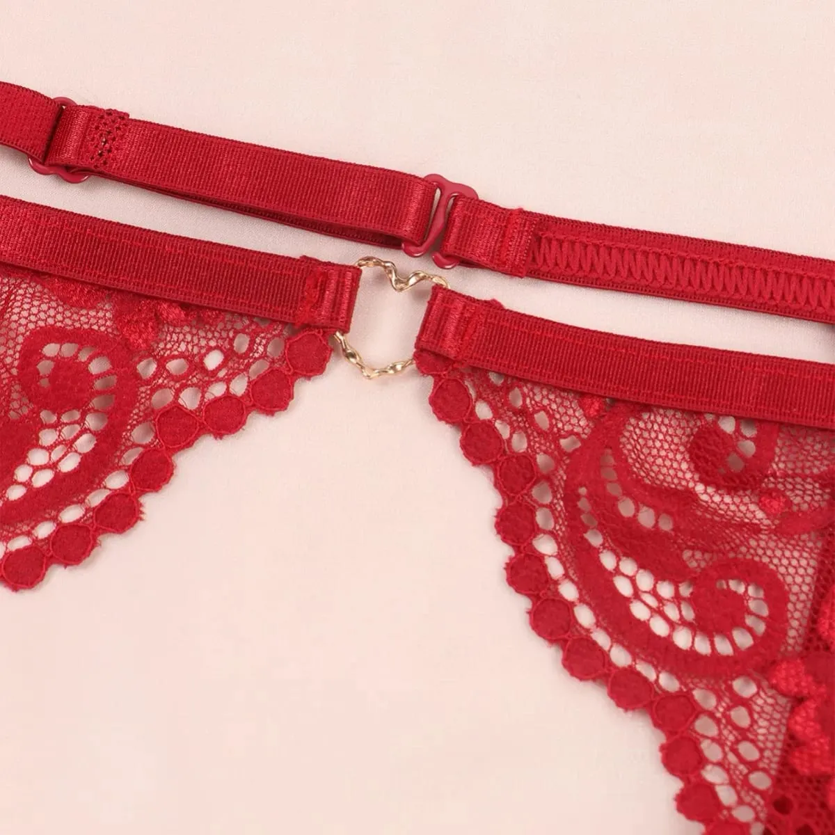 New Lace Bra Sets for Women Summer Underwear Non-padded Bra Panty Garter Stockings Lingerie Sexy