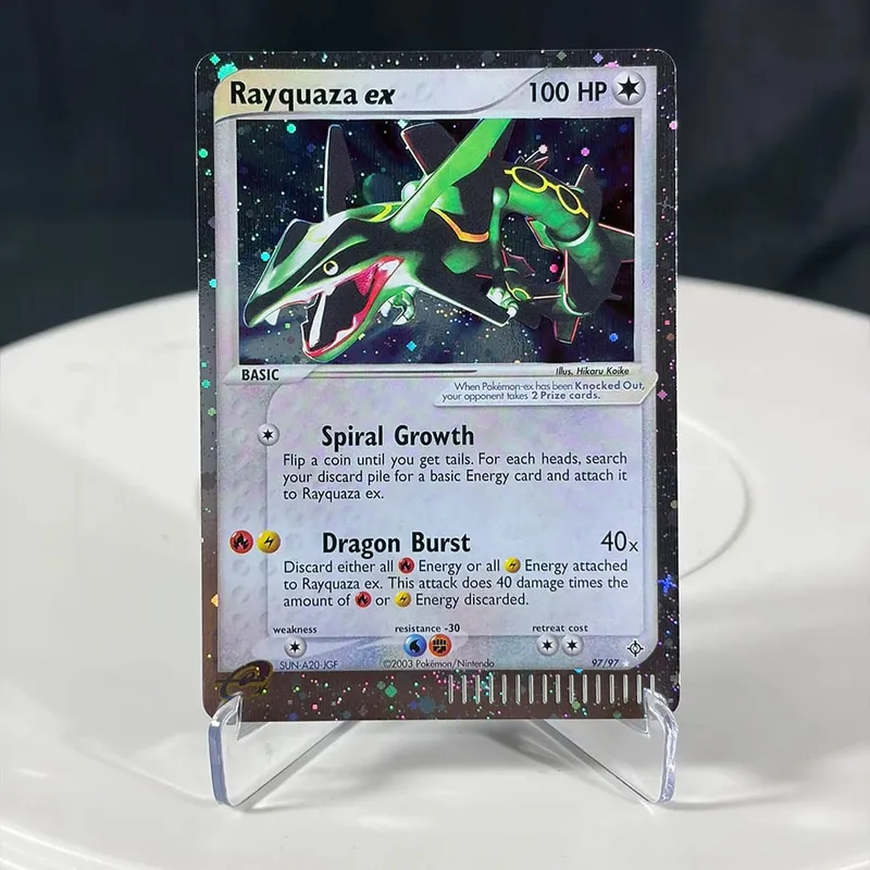 Proxy Cards EX Series Rayquaza Gold star Charizard Gengar Pikachu Hobbies Hobby Collectibles Game Collection Anime Cards
