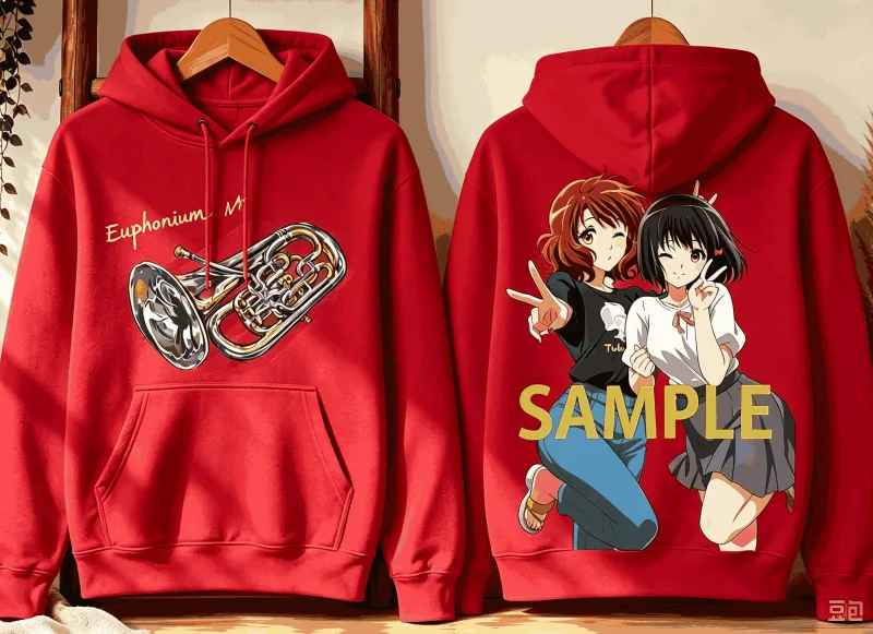 Sound! Euphonium Neutral Men's and Women's Fashion Hip Hop Oversized Unisex hoodies sweatshirt Sports Graphic Comfortable soft