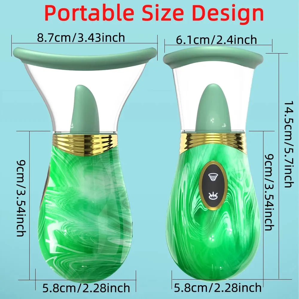 Powerful Vagina Sucking Vibrator Rose Toy for Women with Sucking Vibrating Modes Anal Sex Toy Clitoral G Spot Nipple Vibrator